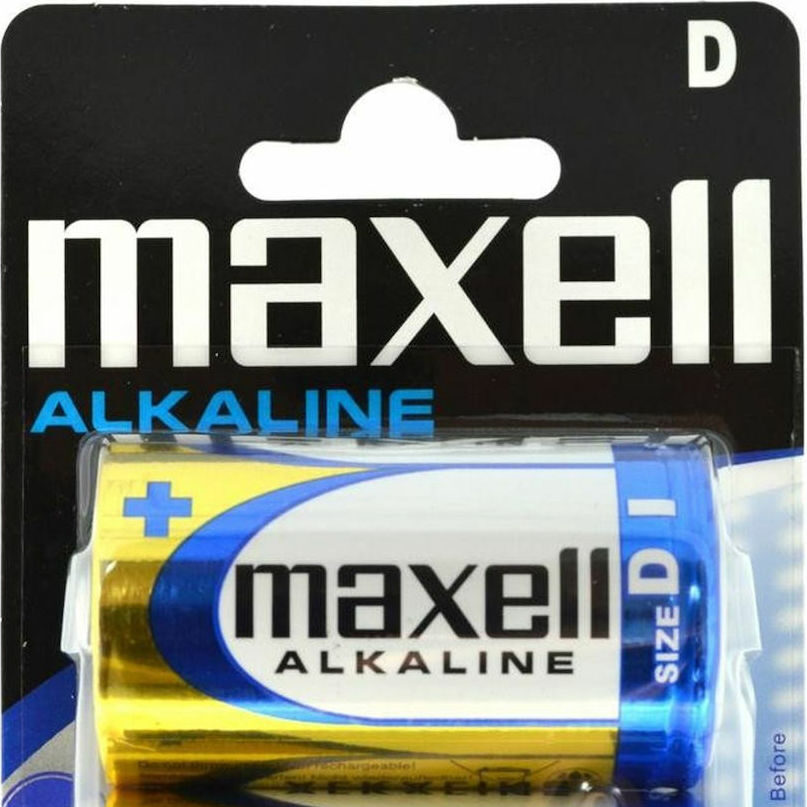 ΑΛΚΑΛΙΚΕΣ ΜΠΑΤΑΡΙΕΣ Maxell  D 1.5V 2τμχ